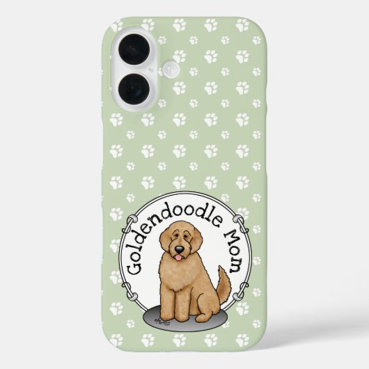 Goldendoodle-Mama Doodle-Mama (goldrot) Hundemutte Case-Mate iPhone Hülle (Rückseite)