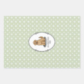 Goldendoodle-Mama Doodle-Mama (goldrot) Hundemutte Geschenkpapier Set (Vorderseite 3)