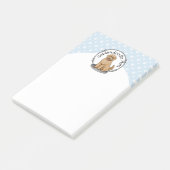 Goldendoodle-Mama Doodle-Mama (goldrot) Hundemutte Post-it Klebezettel (angewinkelt)