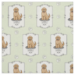 Goldendoodle-Mama Doodle-Mama (goldrot) Hundemutte Stoff