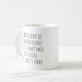 Goldendoodle Mama Proud Parent of a Goldendoodle Kaffeetasse (Vorderseite Links)
