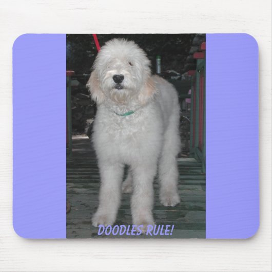 Goldendoodle Mausunterlage Mousepad (Vorne)
