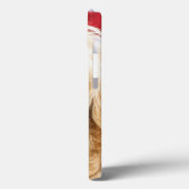 Goldendoodle mit amerikanischer Flagge Case-Mate iPhone Hülle (Rückseite / Links)