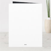 Goldendoodle mit dem Weihnachtsmann Weihnachten Karte (Rückseite)