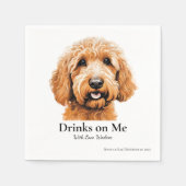 Goldendoodle Napkin Serviette (Vorderseite)