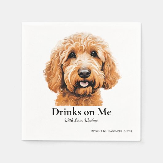 Goldendoodle Napkin Serviette (Vorderseite)