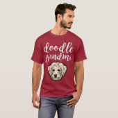 Goldendoodle Oma Doodle Oma Niedlicher Hund T-Shirt (Vorne ganz)