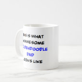 Goldendoodle Papa, phantastisch Kaffeetasse (Vorderseite Links)