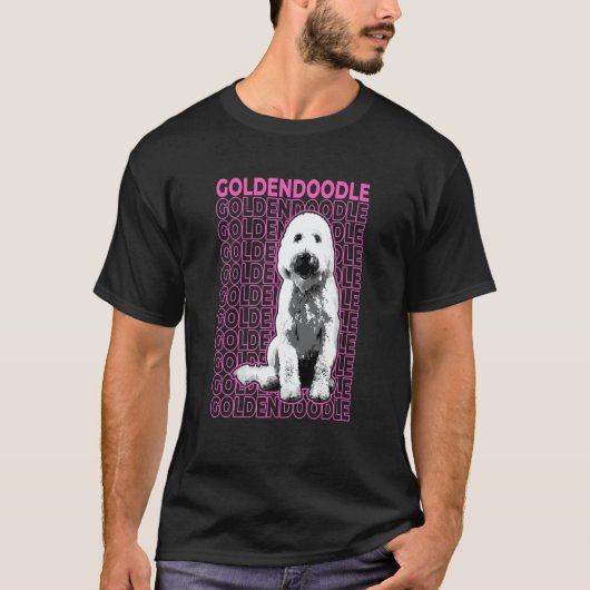 Goldendoodle Pastel Aesthetic T-Shirt (Vorderseite)