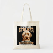 Goldendoodle Personal Stalker Funny Golden Doodle Tragetasche (Vorne)