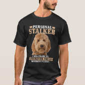Goldendoodle Personal Stalker Golden Doodle Mama T-Shirt (Vorderseite)