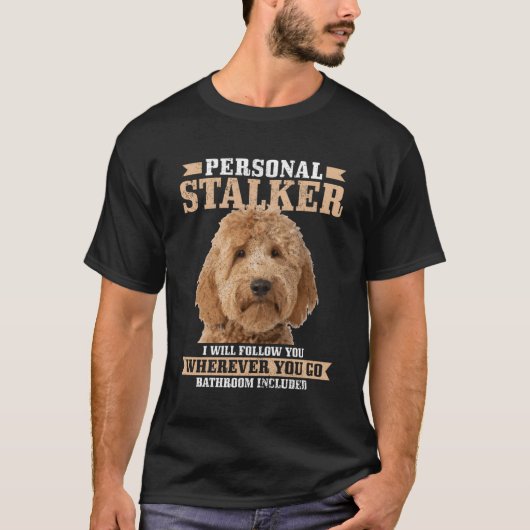 Goldendoodle Personal Stalker Golden Doodle Mama T-Shirt (Vorderseite)