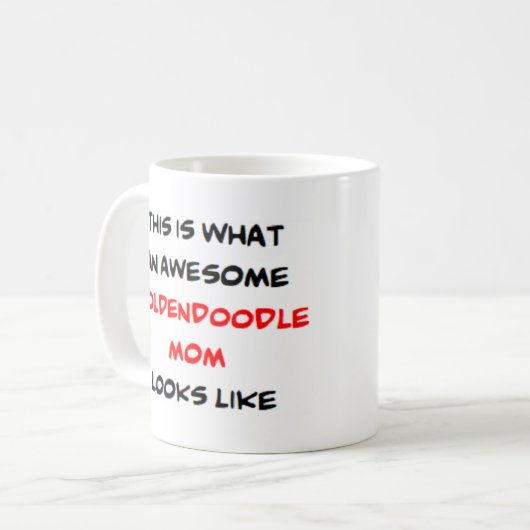 Goldendoodle, phantastisch kaffeetasse (Vorderseite Links)