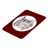 Goldendoodle politischer Spaß Magnet (Linke Seite)