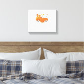 Goldendoodle Pumpkin Truck Fall Leaf Erntedank Leinwanddruck (Insitu (Schlafzimmer))