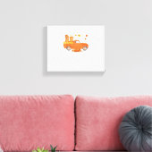 Goldendoodle Pumpkin Truck Fall Leaf Erntedank Leinwanddruck (Insitu (Wohnzimmer))