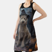 Goldendoodle Pumpkins Halloween Beängstigend Schürze (InSitu)