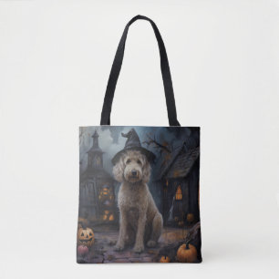 Goldendoodle Pumpkins Halloween Beängstigend Tasche