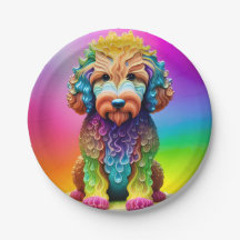 Goldendoodle Puppy Chiles Geburtstags-Party