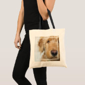 Goldendoodle Puppy Closeup Tragetasche (Vorderseite (Produkt))