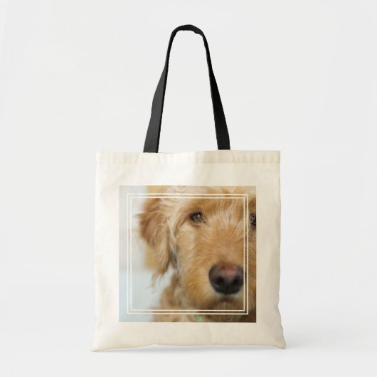 Goldendoodle Puppy Closeup Tragetasche (Vorne)