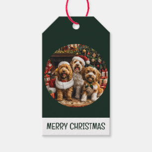 Goldendoodle Puppy Hunde Geschenkanhänger
