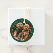 Goldendoodle Puppy Hunde Geschenkanhänger (Beispiel)