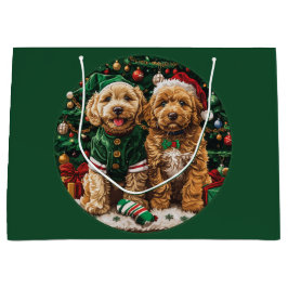 Goldendoodle Puppy Hunde Große Geschenktüte