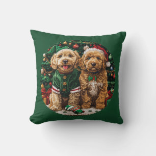 Goldendoodle Puppy Hunde Kissen