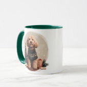 Goldendoodle Puppy Hunde Tasse (Vorderseite Links)