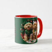 Goldendoodle Puppy Hunde Tasse (VorderseiteRechts)