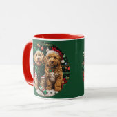Goldendoodle Puppy Hunde Tasse (Vorderseite Links)