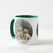 Goldendoodle Puppy Hunde Tasse (Vorderseite Links)