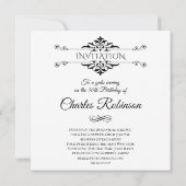 Goldendoodle Puppy William Morris Style Party Dankeskarte (Rückseite)