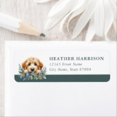 Goldendoodle Return Address Labels (Insitu)
