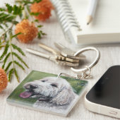 Goldendoodle Schlüsselanhänger (Vorderseite rechts)