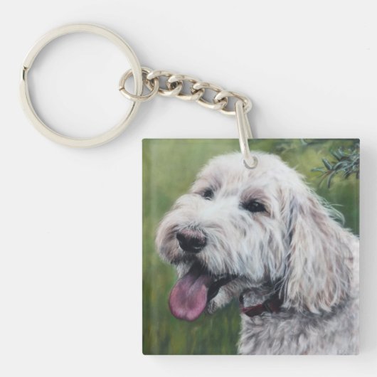 Goldendoodle Schlüsselanhänger (Vorderseite)