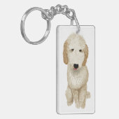 Goldendoodle-Schlüsselanhänger Schlüsselanhänger (Vorderseite links)