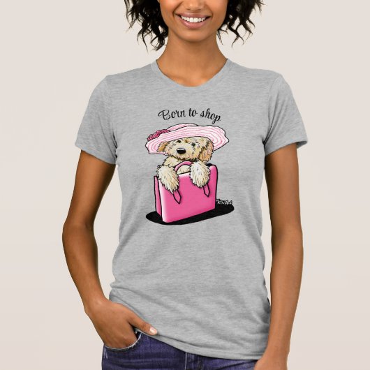 Goldendoodle Shopping T - Shirt (Vorderseite)