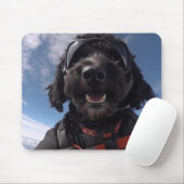 Goldendoodle Skydiving Mouse Pad Mousepad (Mit Mouse)