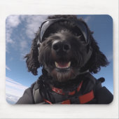 Goldendoodle Skydiving Mouse Pad Mousepad (Vorne)