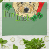Goldendoodle St Patricks Day Handtuch (Gefaltet)