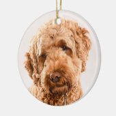 Goldendoodle Studio Keramik Ornament (Links)