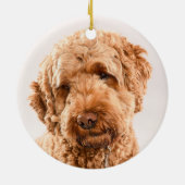 Goldendoodle Studio Keramik Ornament (Hinten)