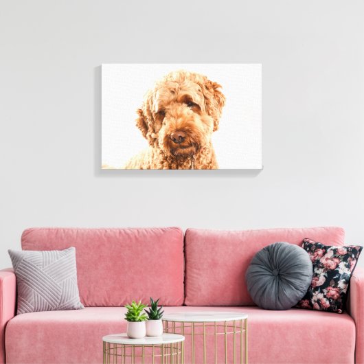 Goldendoodle Studio Leinwanddruck (Insitu (Wohnzimmer))
