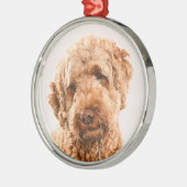 Goldendoodle Studio Ornament Aus Metall (Links)