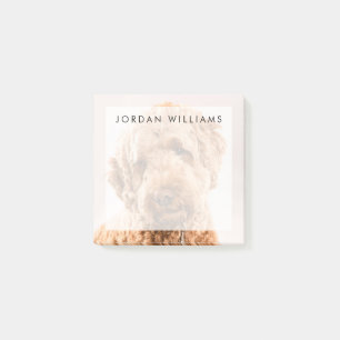 Goldendoodle Studio Portrait Post-it Klebezettel