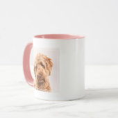 Goldendoodle Studio Portrait Tasse (Vorderseite Links)