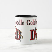 Goldendoodle Vater Geschenke Tasse (Zentrum)