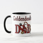 Goldendoodle Vater Geschenke Tasse (Links)
